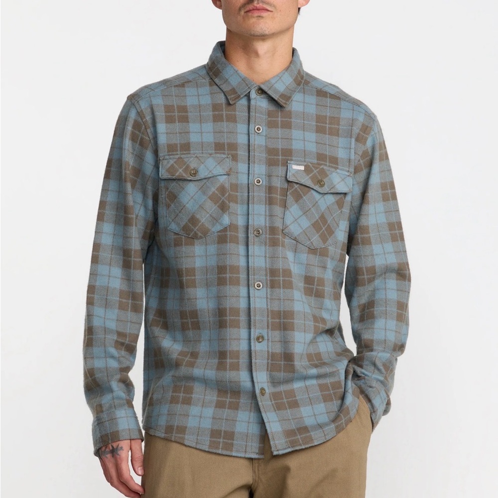 Men’s RVCA Vacancy Flannel XL NWT